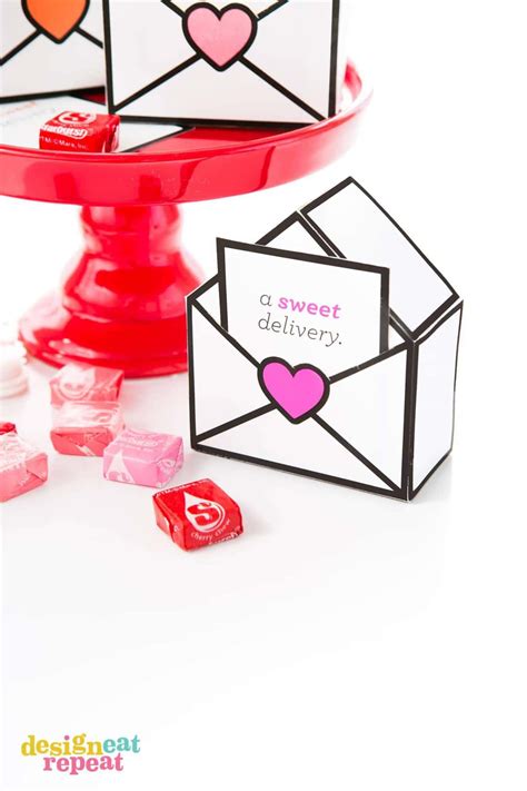 Free Printable Valentines T Boxes Design Eat Repeat