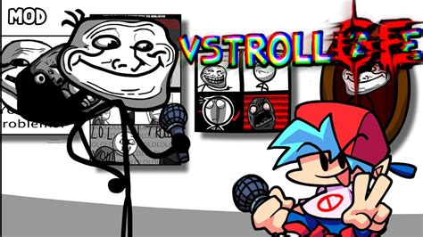 Version Vs Trollface Trollge Full Week Hard Friday Night Funkin