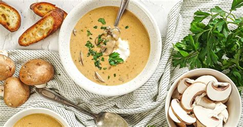 Vegan Hungarian Mushroom Soup Recipe Samsung Food