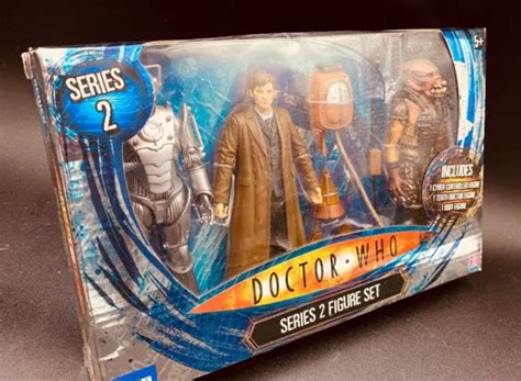 Doctor Who Series 2 3 X Figure Set Cyber Controller 10th Doctor Hoix