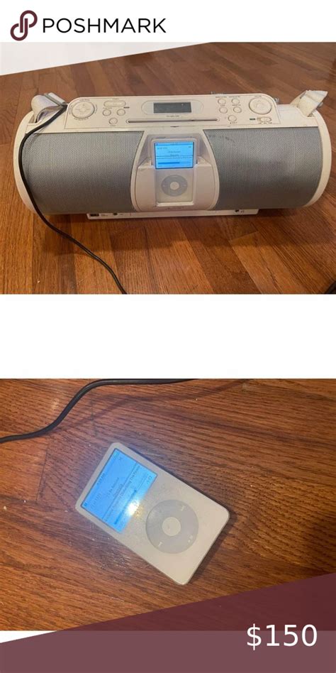 Apple Vintage Ipod And Boombox White Speakers White Speakers Boombox
