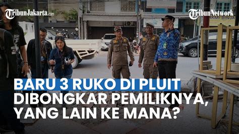 Waktu Habis Tapi Baru Ruko Yang Dibongkar Karena Serobot Bahu Jalan