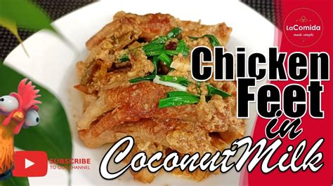 HOW TO COOK CHICKEN FEET SA GATA Creamy And Delicious CHICKEN FEET