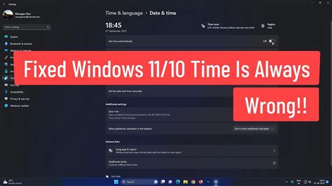 Solucionar Problemas De Hora Incorrecta En Windows 11 10 Mundowin