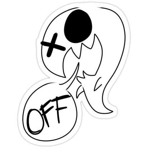 OFF By Mortis Ghost GHOST Stickers By Bundifox Redbubble