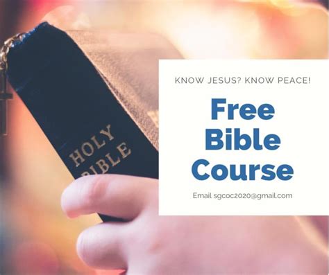 Bible Correspondence Course South Green Street Church Of Christ