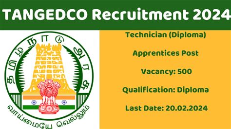 Tangedco Recruitment Apply For Tneb Apprentice Posts