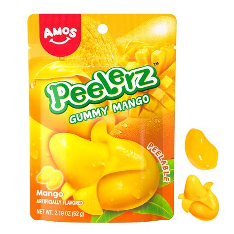 Amos Peelable Mango Candy Peelerz Gummy Mango Peeling