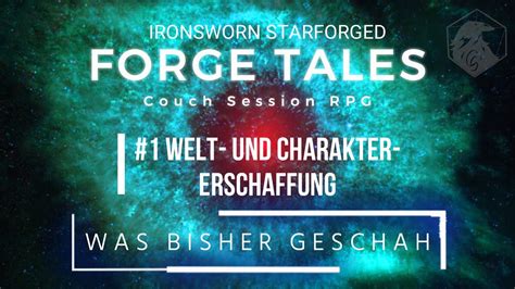 Ironsworn Starforged Welterschaffung Und Charakterbau Erz Hlt