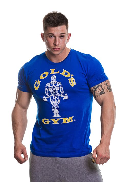 Golds Gym Muscle Joe T Shirt Royal Bodybeautifulapparel