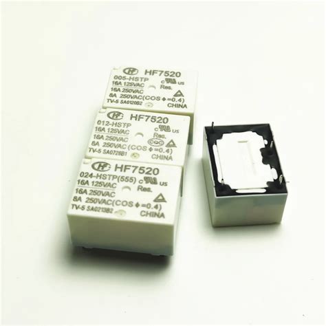 2PCS/lot Relay HF7520 005 012 024 HSTP 4PIN 16A|Relays| - AliExpress