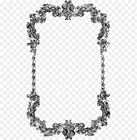 Vintage Black Frame Png