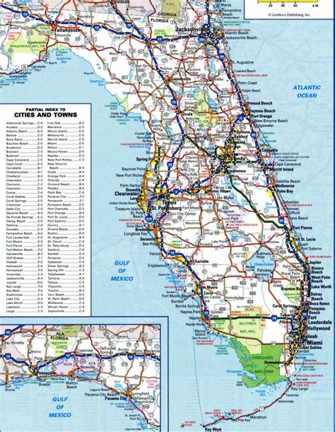 Florida National Scenic Trail About The Trail Road Map Of Florida