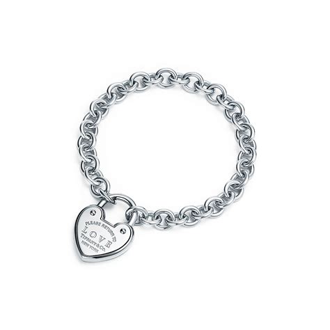 Return To Tiffany® Love Lock Bracelet In Silver Medum Tiffany And Co Us