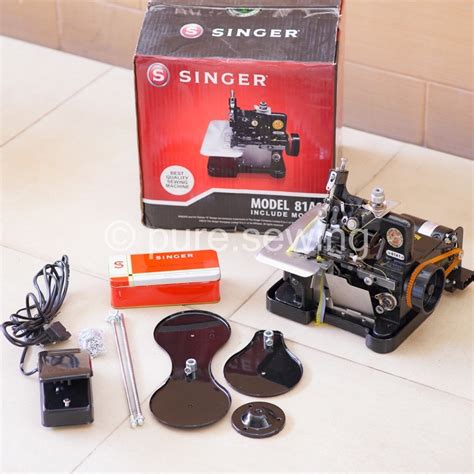 Jual Mesin Obras 3 Benang Singer 81a1 Dengan Dinamo Overlock Sewing