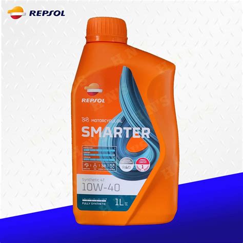 REPSOL Smarter Synthetic 4T Moto SINTÉTICO 10W 40 Fully Synthetic