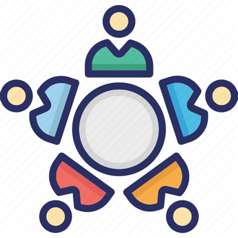 Corporate Corporate Culture Meeting Organization Team Icon