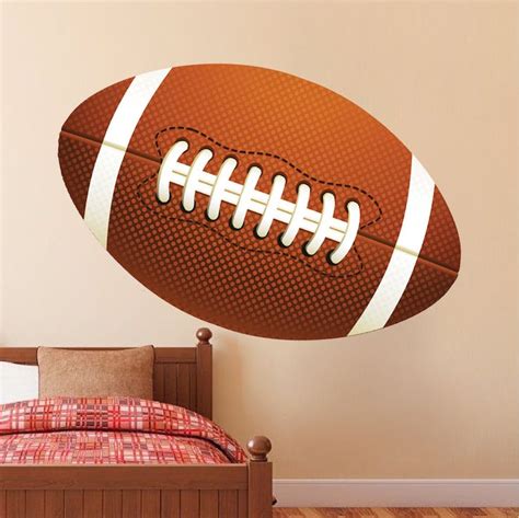 Large Football Wallpaper Graphic Large Football Wall Adhesive Boys