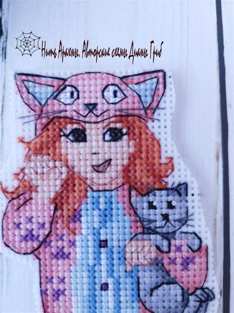 Meow Cross Stitch Pattern Code Dg 083 Diana Grib Buy Online On