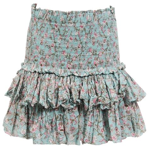 Isabel Marant Skirts Nwt Isabel Marant Naomi Floral Smocked Ruffle