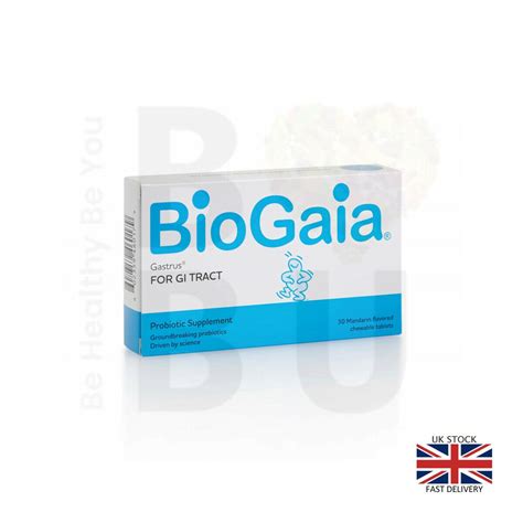 Biogaia Gastrus Probiotic Supplement Chewable Stomach Tablets