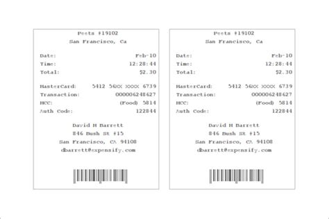 17 Electronic Receipt Templates Free Pdf Format Examples