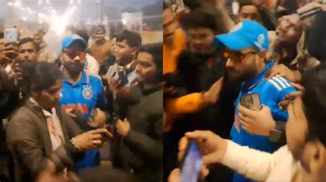 Watch Virat Kohli Look Alike Mobbed For Selfies By Crowd In Ayodhya