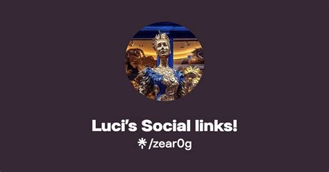 Lucis Social Links Twitter Instagram Tiktok Linktree