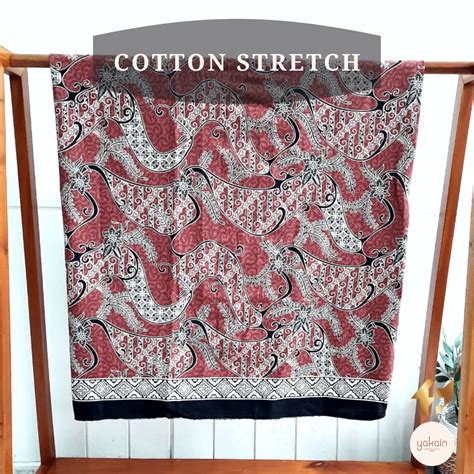 Jual Kain Batik Katun Cotton Stretch Famas Batik Pulau Milo