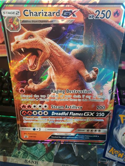 Mavin Pokemon Jumbo Charizard Gx Sm Oversized Promo Card Full Art