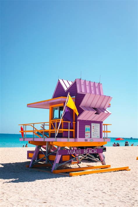 Miami Beach Famous Lifeguard House Tower Once In Soth Beach You Will