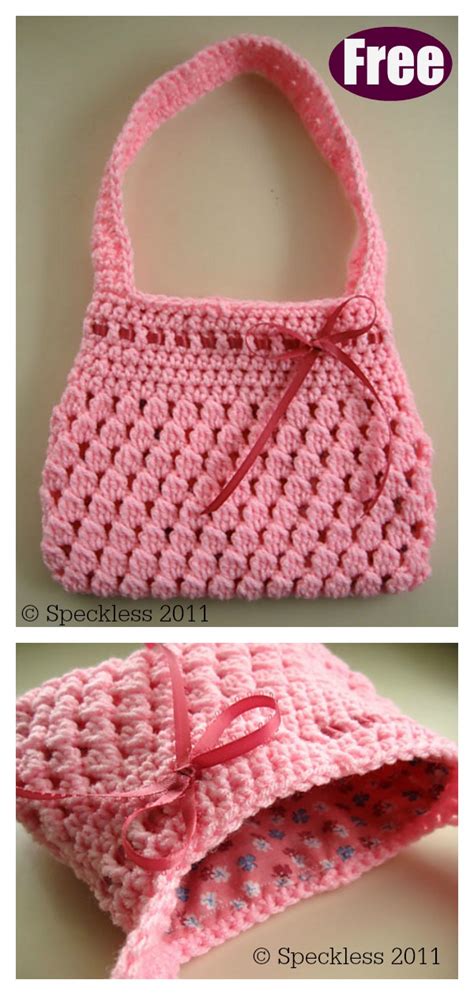 Bobble Licious Bag Free Crochet Pattern Cool Creativities