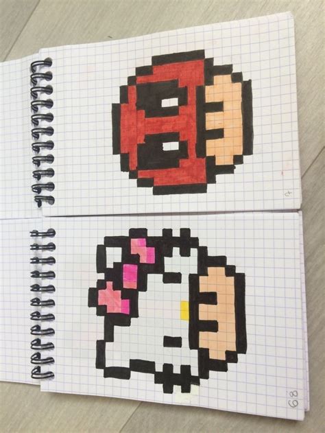 Dibujo Pixelado En Lindos Dibujos F Ciles Dibujitos Sencillos