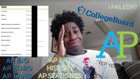 AP SCORES REACTION 2020 WHY DID I TAKE 11 AP EXAMS AM I A