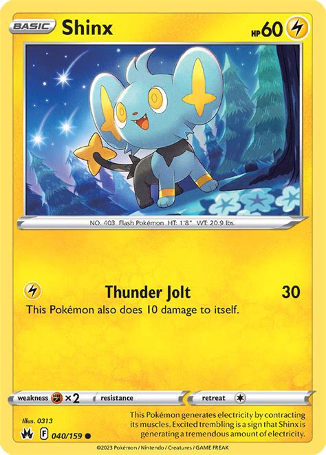 Shinx Crown Zenith CRZ 040 PkmnCards