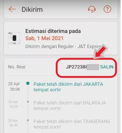 Cara Cek Resi J T Super EZ Dan ECO Cepat Dan Akurat 100