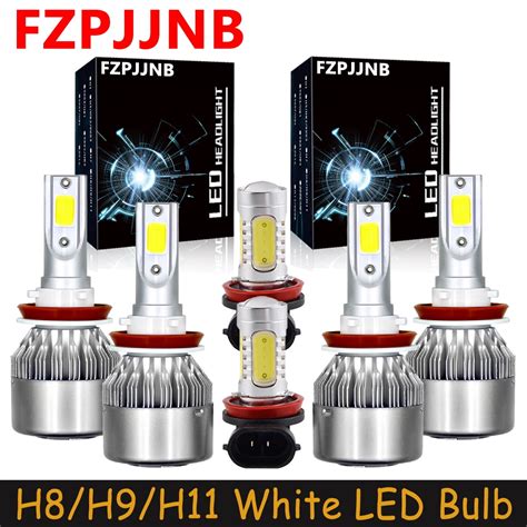 Fzpjjnb For Nissan Altima Combo Led Headlight High Low Fog