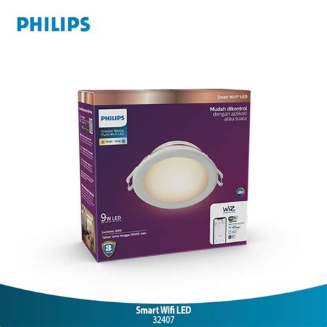 Jual Philips Smart Wifi Led Downlight W Rd Inch D Mm Wiz