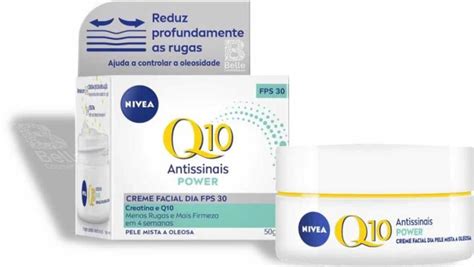 Nivea Q Power Antissinais Creme Facial Dia Fps Pele Mista A Oleosa