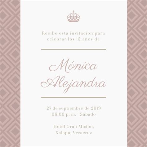 Explorá nuestras plantillas de tarjetas de invitación para 15 años | Canva