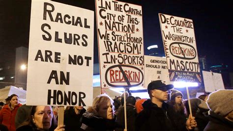 Hundreds Rally Outside Metrodome To Protest Redskins