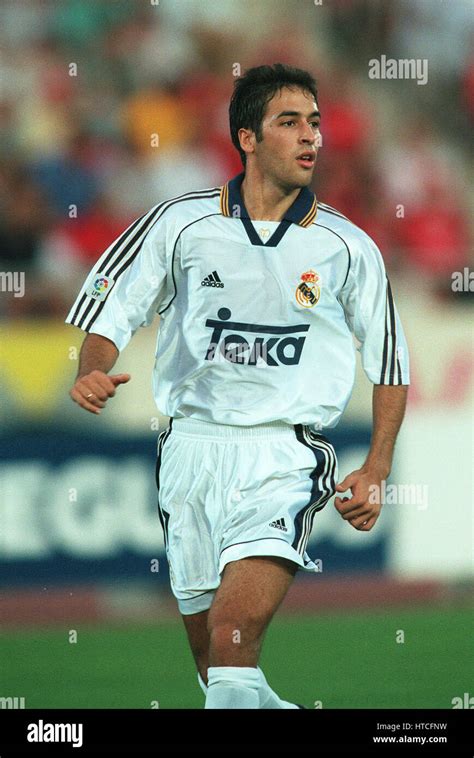 RAUL REAL MADRID 28 August 1999 Stock Photo - Alamy