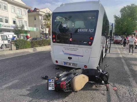 Minibüse çarpan motosiklet sürücüsü hayatını kaybetti Nazilli