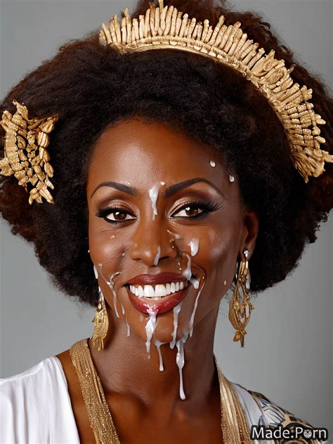 Porn Image Of Made Nude Perfect Boobs Jewelry Tribal Tanned Skin African Created By AI