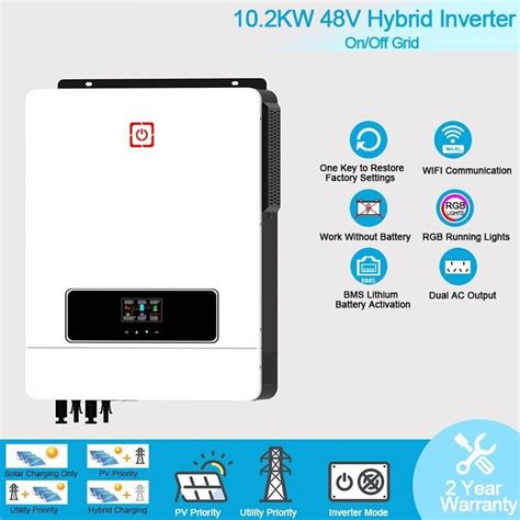Μονοφασικό Inverter καθαρού ημιτόνου, 10.2kW απο την Daxtromn στα 590.4 ...
