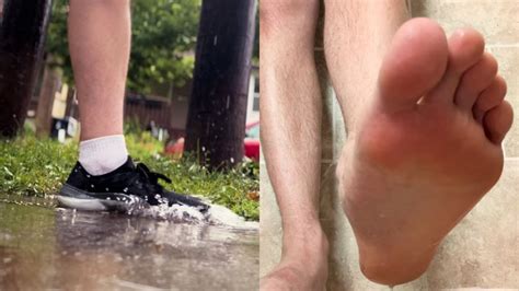 Jock Rob S GIANT Wet Feet Worship POV Wet Socks And Shoes PORNMEKA