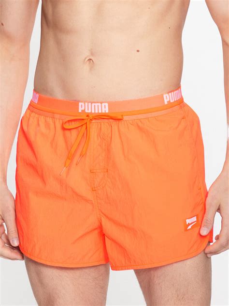 Puma Badeshorts Orange Regular Fit Modivo De