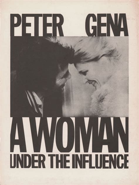 A Woman Under the Influence Original 1974 U.S. Press Kit - Posteritati ...