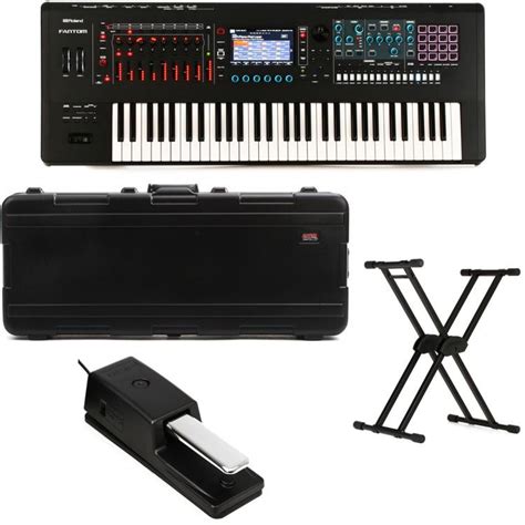 Roland FANTOM-6 Music Workstation Keyboard Stage Bundle | Sweetwater