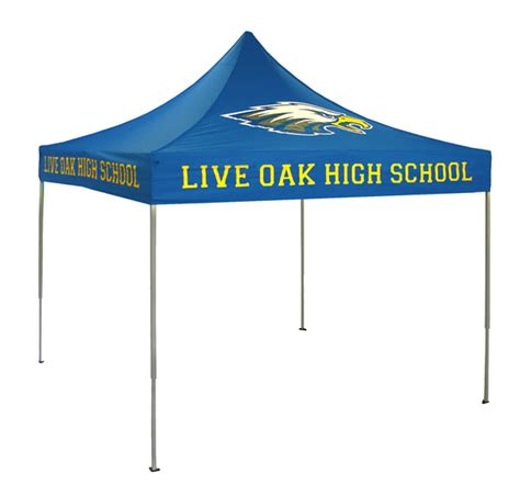 Custom Printed Popup Logo Canopy Tents: New England Flag & Banner